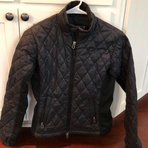 Marmot quilted black jacket